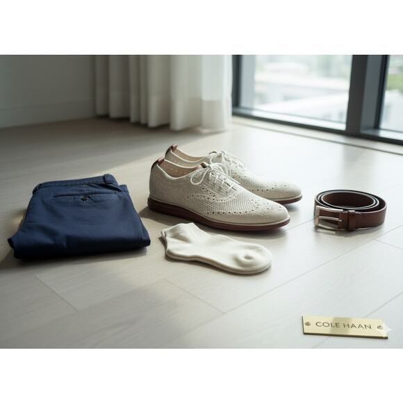 Cole Haan Zerogrand Stitchlite Oxford Shoes Sz. 10 - Picture 1 of 5